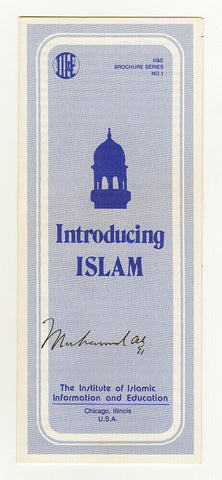 Muhammad Ali Signed Introducing Islam Pamplet (JSA Holo & Letter)