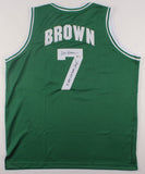 Dee Brown Signed Celtics Jersey Inscribed "91 NBA Slam Dunk Champ!" Beckett COA