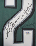 LeSean McCoy Autographed Nike Green Football Jersey Eagles PSA/DNA 193075