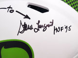 STEVE LARGENT ZORN AUTOGRAPHED SEAHAWKS LUNAR ECLIPSE FULL SIZE AUTHENTIC HELMET