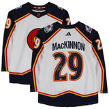 NATHAN MACKINNON Autographed Avalanche Reverse Retro Authentic Jersey FANATICS