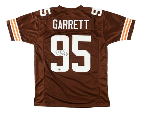 Myles Garrett Cleveland Signed Brown Football Jersey BAS