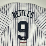 Autographed/Signed GRAIG NETTLES New York Pinstripe Baseball Jersey JSA COA Auto