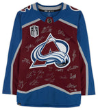 COLORADO AVALANCHE Team Autographed (Makar) Burgundy SC Jersey FANATICS LE 100