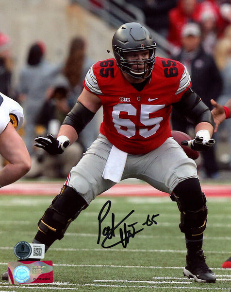 Pat Elflein Autographed Ohio State Buckeyes 8x10 Photo Beckett 47343