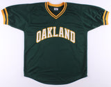 Dave Stewart Signed Oakland Athletics Jersey (JSA COA) 3xWorld Series Champion