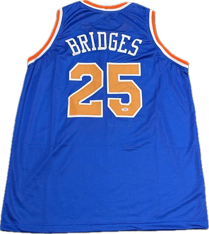 Mikal Bridges signed jersey PSA/DNA New York Knicks Autographed