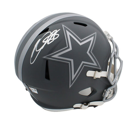 CeeDee Lamb Signed Dallas Cowboys Speed Full Size Slate NFL Helmet