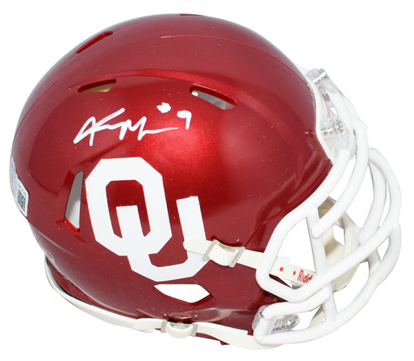 KENNETH MURRAY SIGNED OKLAHOMA SOONERS SPEED MINI HELMET BECKETT