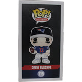 Drew Bledsoe Autographed New England Patriots Funko Pop! 115 Beckett 46749