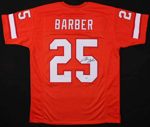 Peyton Barber Signed Buccaneers Throwback Orange Creamsicle Jersey (PSA COA)