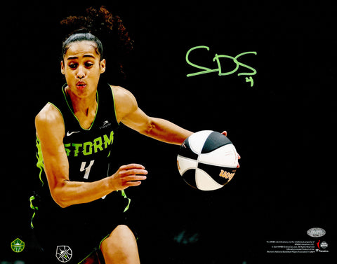 SKYLAR DIGGINS-SMITH AUTOGRAPHED 11X14 PHOTO SEATTLE STORM MCS HOLO 233695