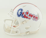 Tim Tebow Signed Florida Gators Ridell Mini Helmet (Tebow Holo) 2xBCS Champion