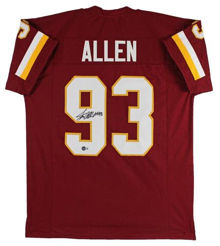Jonathan Allen Authentic Signed Maroon Pro Style Jersey BAS Witnessed