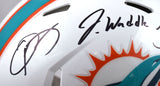 Beckham Jr. Waddle Hill Signed Dolphins F/S Speed Auth Helmet - Beckett W Holo