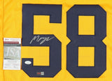 Mazi Smith Signed Michigan Wolverines Jersey (JSA COA) Dallas Cowboys Def Tackle