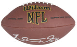 Jaguars Fred Taylor Signed Wilson Super Grip Football W/ Case BAS Witnessed