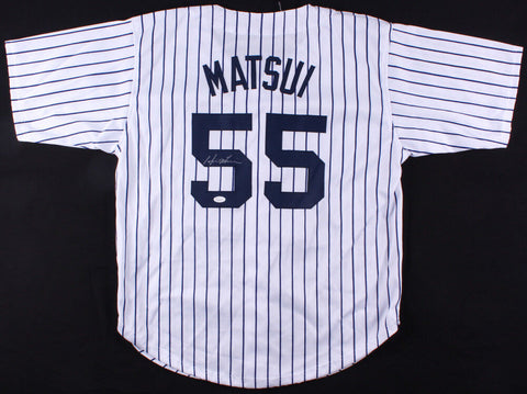 Hideki Matsui Signed New York Yankees Pinstriped Jersey (JSA COA) "Godzilla"