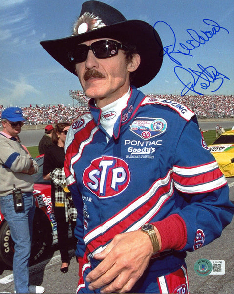 Richard Petty NASCAR Authentic Signed 8x10 Vertical Photo Autographed BAS 1