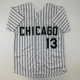 Autographed/Signed Ozzie Guillen Chicago Pinstripe Baseball Jersey JSA COA