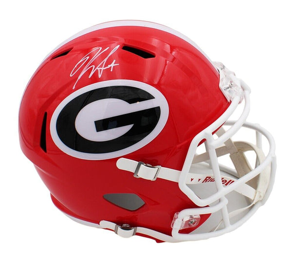 Kirby Smart Signed Georgia Bulldogs Speed Full Size NCAA Helmet