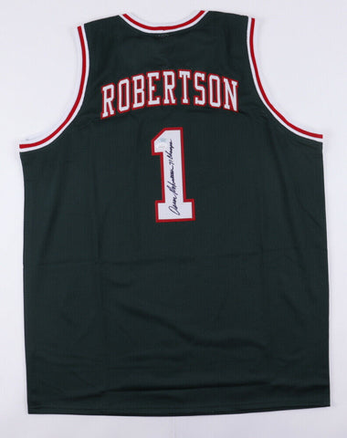 Oscar Robertson Signed Milwaukee Bucks "71 Champs" The Big O Jersey (JSA COA)