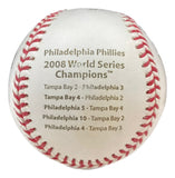 Ryan Howard Philadelphia Phillies Signed 2008 World Series Baseball BAS 2W313921