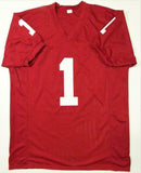 Kyler Murray Autographed Crimson College Style Jersey - Beckett W *Black