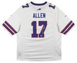 Bills Josh Allen Authentic Signed White Nike Game Jersey w/ Silver Sig Fanatics