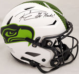 RUSSELL WILSON AUTO LUNAR ECLIPSE FULL SIZE HYPER FLEX HELMET GO HAWKS 194027