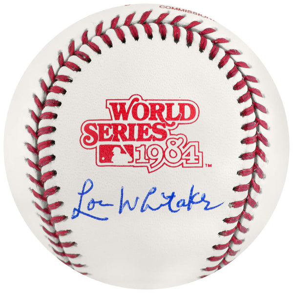 Lou Whitaker Signed Rawlings 1984 World Series (Tigers) Baseball -(SCHWARTZ COA)