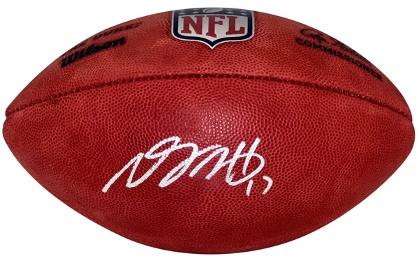 DAVANTE ADAMS SIGNED LAS VEGAS RAIDERS OFFICIAL NFL DUKE WILSON FOOTBALL BECKETT