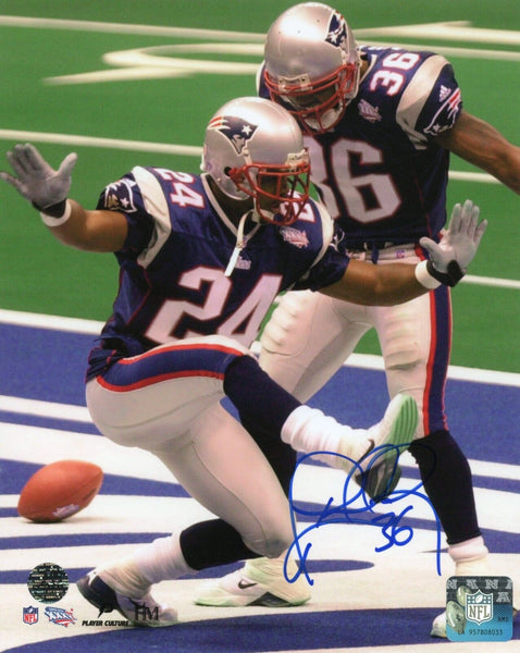 Lawyer Milloy New England Patriots Signed SB XXXVI w/ Ty Law 8x10 Pats Alumni