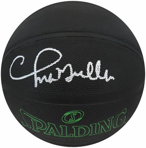 Chris Mullin Signed Spalding Phantom Black NBA Basketball - (SCHWARTZ COA)