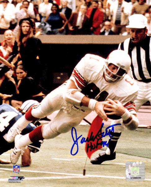 Jackie Smith Signed Cardinals Action 8x10 Photo w/HOF'94 - (SCHWARTZ COA)