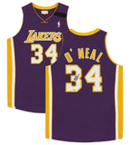 SHAQUILLE O'NEAL Autographed Los Angeles Lakers Authentic Jersey FANATICS