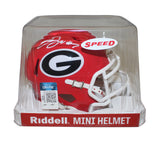 Quay Walker Autographed Georgia Bulldogs Speed Mini Helmet Beckett 38206