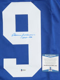 Norm Ullman Signed Toronto Maple Leafs Jersey Inscribed "HOF - 82" (Beckett COA)