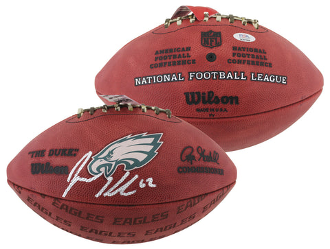 Eagles Jason Kelce Signed Wilson "The Duke" Team Showcase Football PSA/DNA Itp