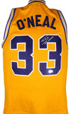 Shaquille O'Neal Autographed LSU Gold Retro Brand Jersey-Beckett W Hologram