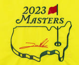 John Rahm Authentic Signed & Framed 2023 Masters Pin Flag PSA/DNA #AM92864