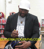 Ray Lewis Autographed/Signed Baltimore Ravens Authentic Helmet 2 Insc JSA 22764