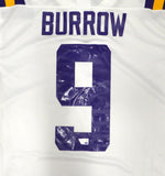 LSU Tigers Joe Burrow Autographed Signed White Nike Jersey Fanatics #QL84443286