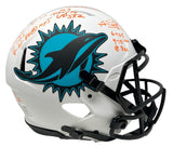 DAN MARINO, TUA & GRIESE Autographed 6 TD's Authentic Helmet FANATICS LE 1/22