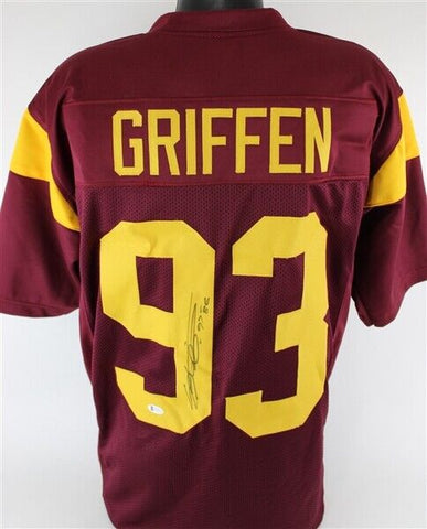 Everson Griffen Signed USC Trojans Jersey Inscribed"BG'"(Beckett COA) Dallas DE