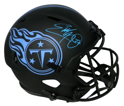 EDDIE GEORGE SIGNED TENNESSEE TITANS ECLIPSE FULL SIZE SPEED HELMET BECKETT