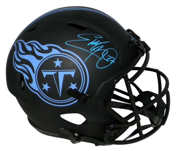 EDDIE GEORGE SIGNED TENNESSEE TITANS ECLIPSE FULL SIZE SPEED HELMET BECKETT