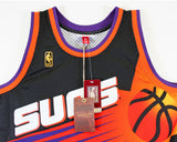 Suns Steve Nash Signed Black M&N 1996-97 HWC Swingman Jersey BAS Witnessed