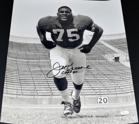 JOE GREENE AUTOGRAPHED NORTH TEXAS STATE MEAN GREEN 16x20 PHOTO JSA