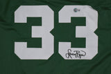 Larry Bird Autographed Green Pro Style Jersey - Beckett W Hologram *Black